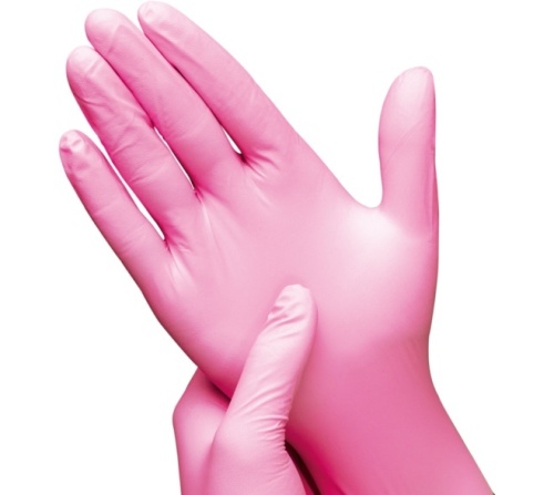 Nitril Handschoen Poedervrij Roze 3,5 Gram 