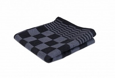 Theedoek 70 x 70cm antraciet/zwart 100% katoen | &euro; 3,85